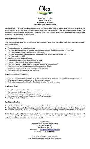 Journalier Temporaire 2025 06 17