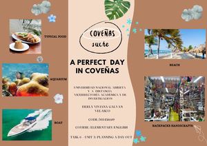 Task 6 – Unit 3 Planning A Day Out (Coveñas Sucre)