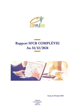 2025 03 Rapport Sfcr Complevie