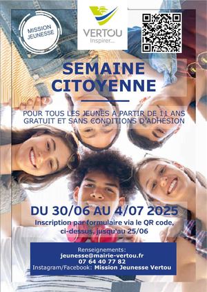 Programme semaine citoyenne 2025