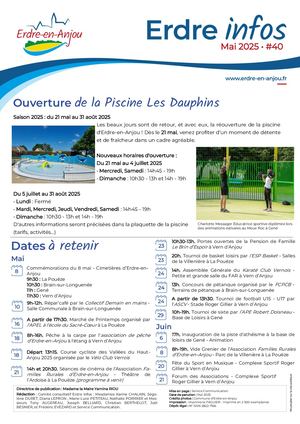 Erdre Infos N°40 - Mai 2025