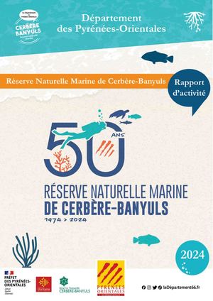 Rapport D'activité  de la réserve marine cerbère-Banyuls 2024
