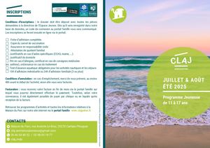 Programme Eté CLAJ 2025