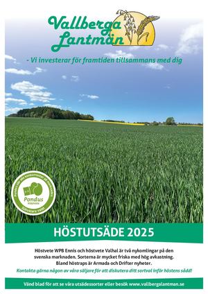 Vallberga Höstutsäde 2025