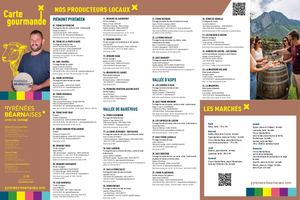 Carte Gourmande 2025