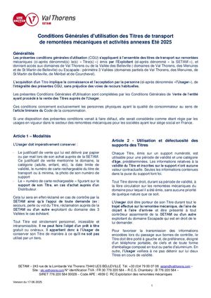 Cond Utilisation Ete 25