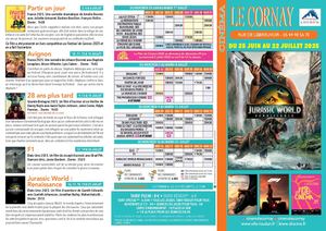 Programme cinéma Cornay juillet