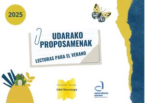 UDARAKO PROPOSAMENAK Lecturas para el verano 2025