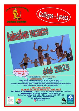 Programme Collèges Lycées éTé 2025