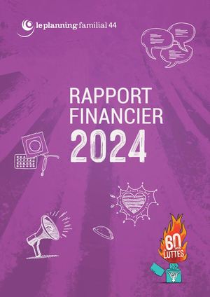 Rapport Financier 2024 Association Planning Familial 44
