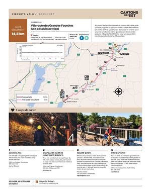 Veloroute Grandes Fourches Axe Massawippi FR