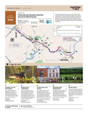 Veloroute Grandes Fourchesaxe Saint François FR