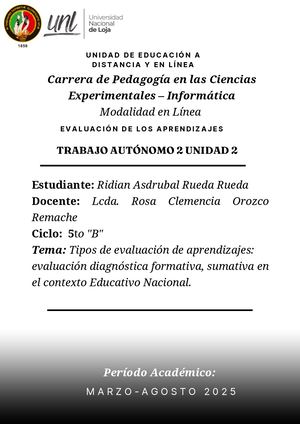 Trabajo Autónomo 2 Unidad 2 Ciclo 5 Ridian Rueda