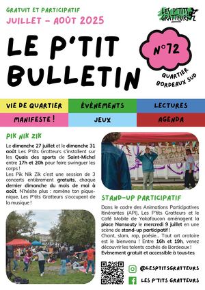 P'tit Bulletin #72