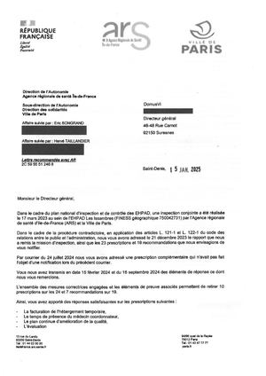 LD 750042731 EHPAD LES ISSAMBRES PARIS