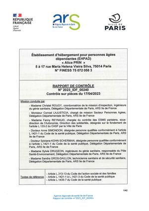 RP 750048373 EHPAD ALICE PRIN PARIS