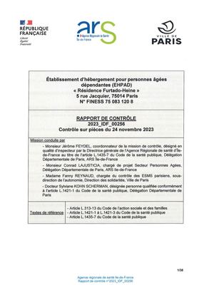 RP 750831208 EHPAD FURTADO HEINE Paris