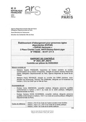 RP 940712110 EHPAD HARMONIE BOISSY SAINT LEGER