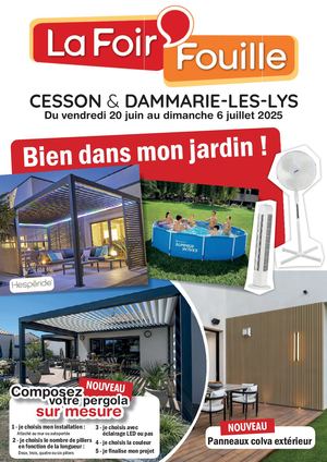 Bien dans mon jardin du 20 juin au 6 juillet.sms. La Foir'Fouille Cesson & Dammarie.