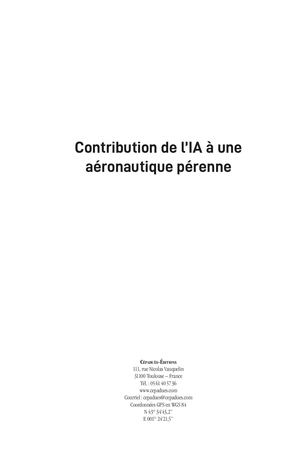Extrait 2199 Int Contribution De L’ia à Une Aéronautique Pérenne 16x24