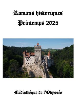 Livret Romans historiques Mars 2025