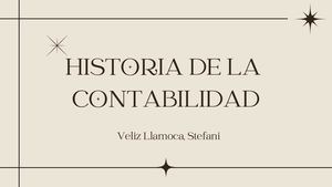 Historia de la Contabilidad