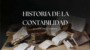 Historia De La Contabilidad