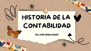 Historia De La Contabilidad