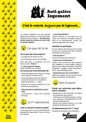 Logement : galère de rentrée...