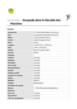 Reculée des Planches