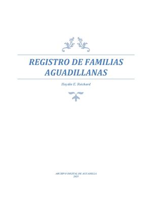 Registro de Familias de Aguadilla