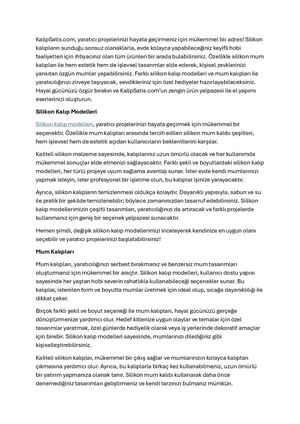 Populerkalitelisilikonkalipmodelleri
