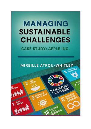 Managing Sustainable Challenges- Case Study: Apple Inc.