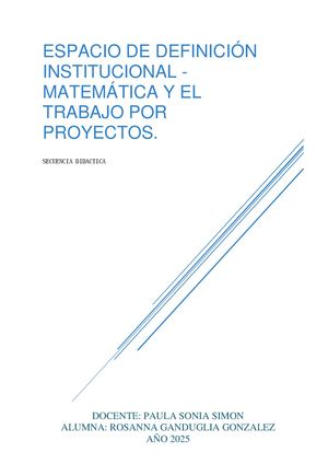Secuencia Didactica Proporcionalidad Inversa 2025