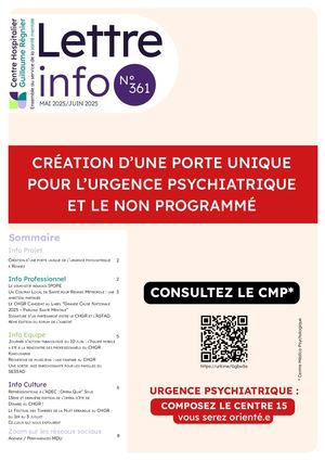 Lettre Info CHGR N°361 Mai Juin