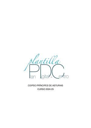 Plan de Digitalización de Centro