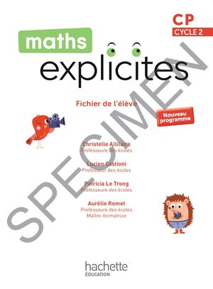 Maths Explicites CP - Fichier élève - Edition 2025