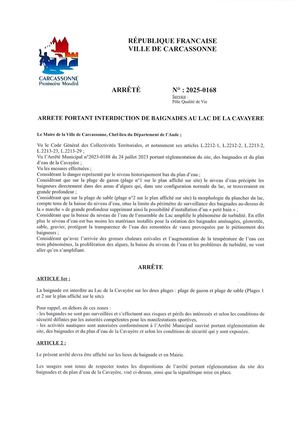 Arrete Municipal Cavayere 2025