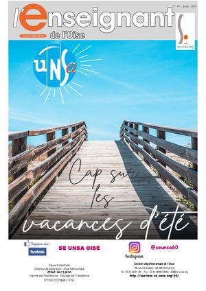 Journal Juin 2025 du SE UNSA OISE