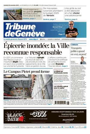 Toute L Edition Tribune De Genève 2024 11 29