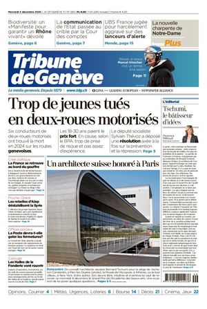Toute L Edition Tribune De Genève 2024 12 04