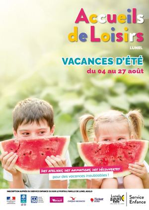 Les vacances d'août 2025 dans l'ALSH de Lunel