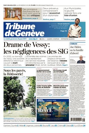 Toute L Edition Tribune De Genève 2024 12 03