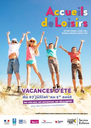 Les vacances de juillet 2025 dans les ALSH (hors Lunel)