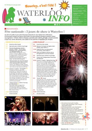 Waterloo Info des 25 et 26-06-25 (N°1760)