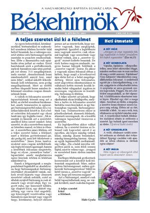 Békehírnök 2025. május 4.