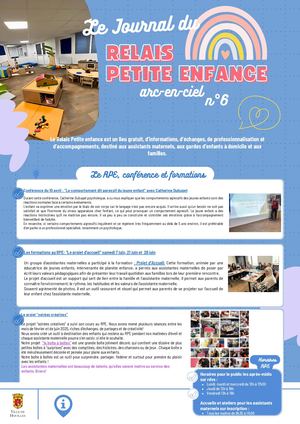 Le Journal Relais Petite Enfance N°6