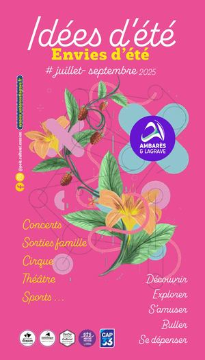 Guide des animations de l'été 2025