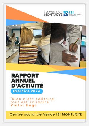 Rapport D'activité 2024 ISI
