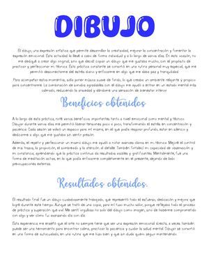 ACTIVIDADES CULTURALES: Dibujo